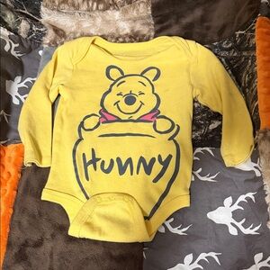 Disney Yellow Winnie the Pooh onesie